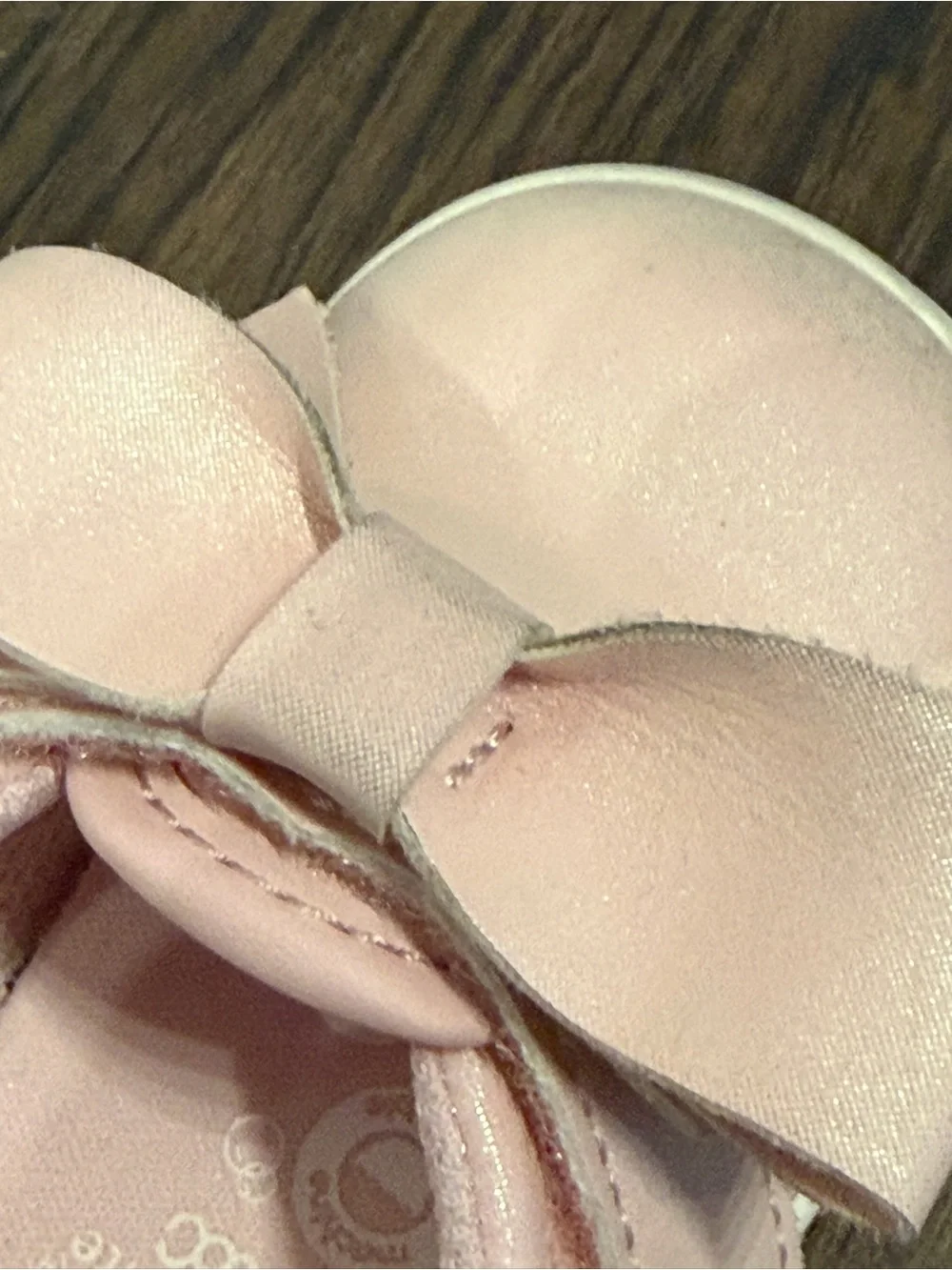 Stride rite 360 Kamila Mary Jane pink shimmer bow shoes TGO20710 baby girls